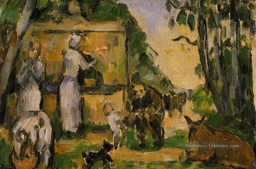 Paul Cézanne œuvres - La Fontaine Paul Cézanne